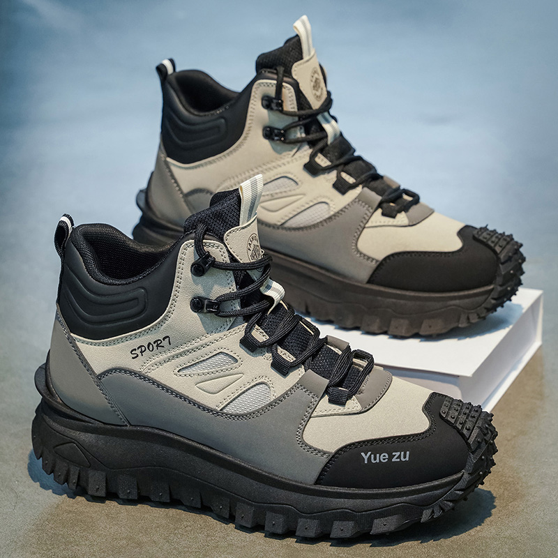 Outdoor Adventure Travel - Men's high-top boots, comfortable and breathable