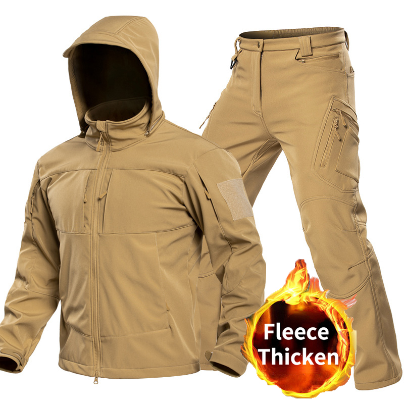 Outdoor Adventure Trips - Outdoor Tactical Softshell Suit for Men