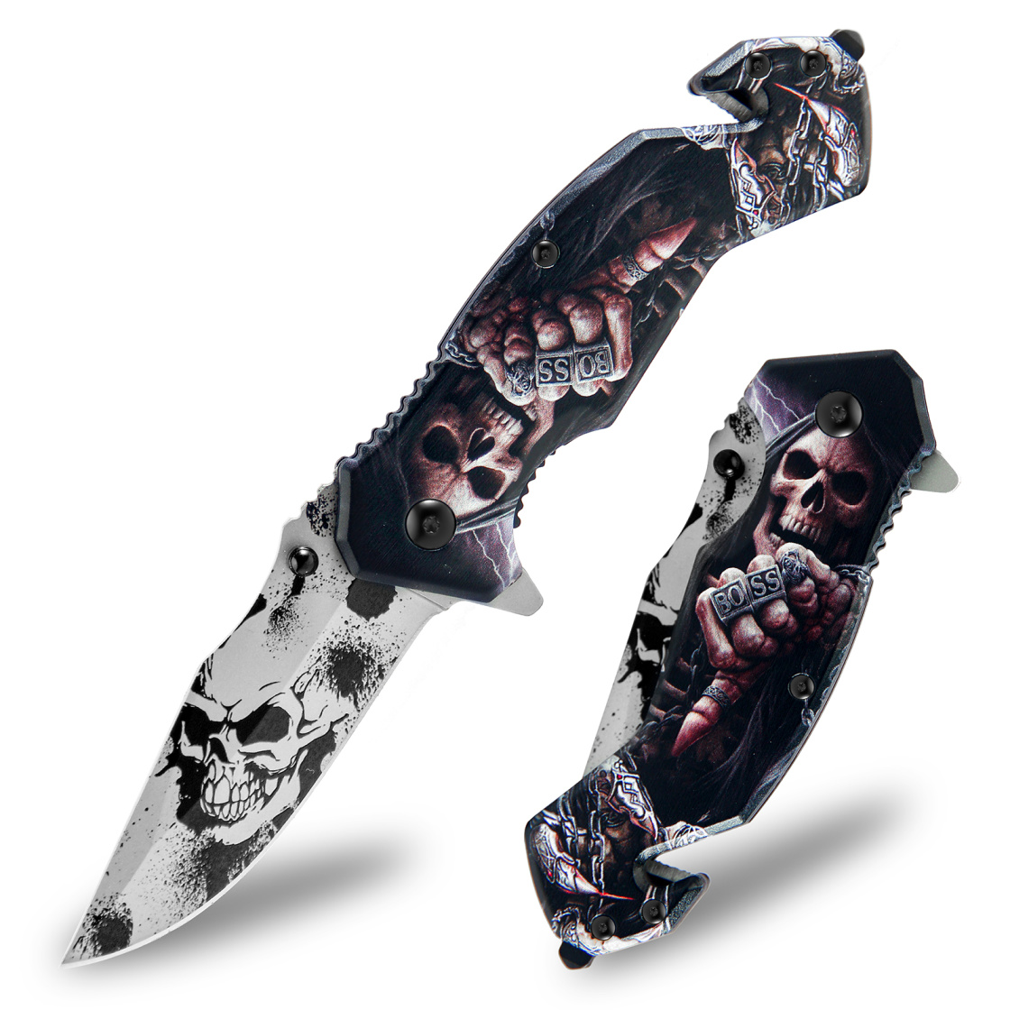Outdoor Adventure Holidays - Cool Skull Ghost Head Pattern Stainless