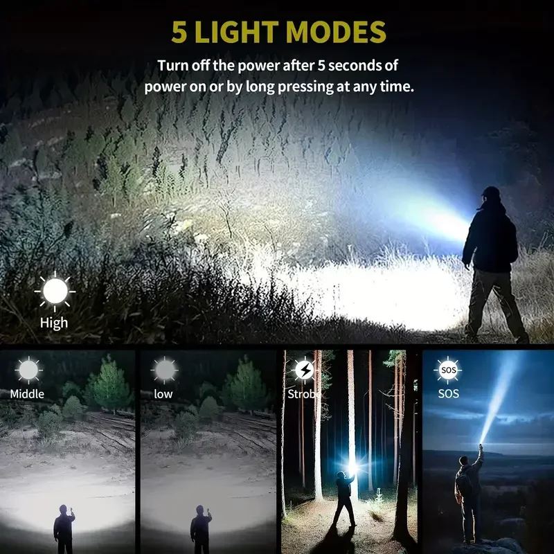 Ultra Powerful Flashlight Conc - Outdoor Adventure Travel 评论和价格