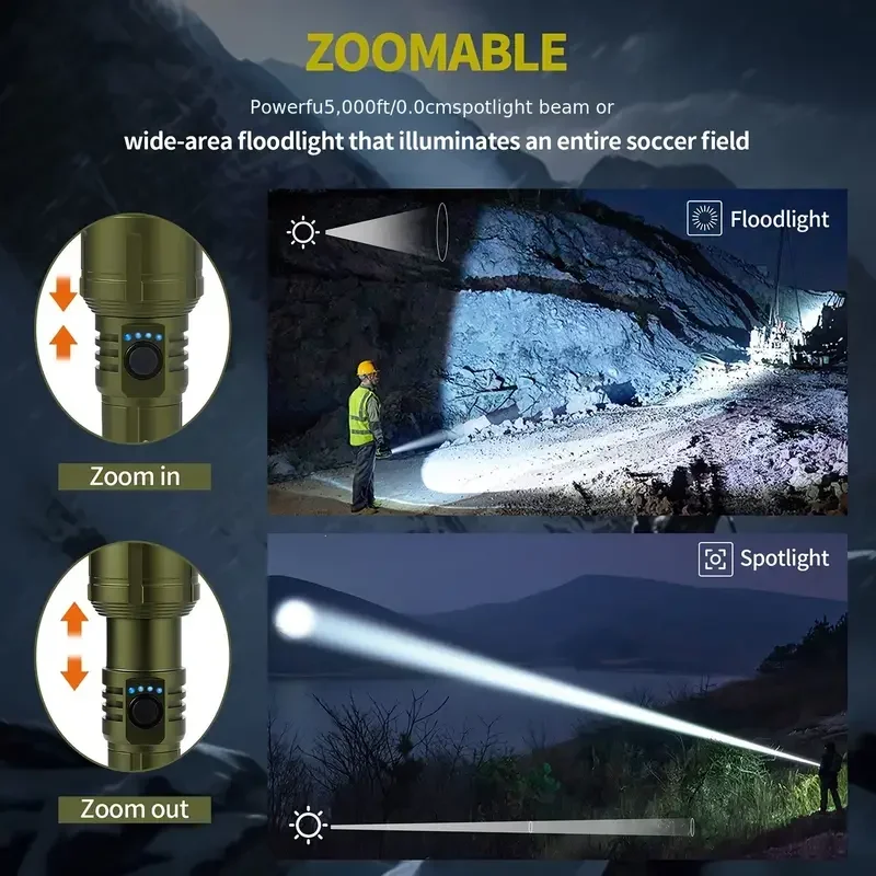 Ultra Powerful Flashlight Conc - Outdoor Adventure Travel 评论和价格