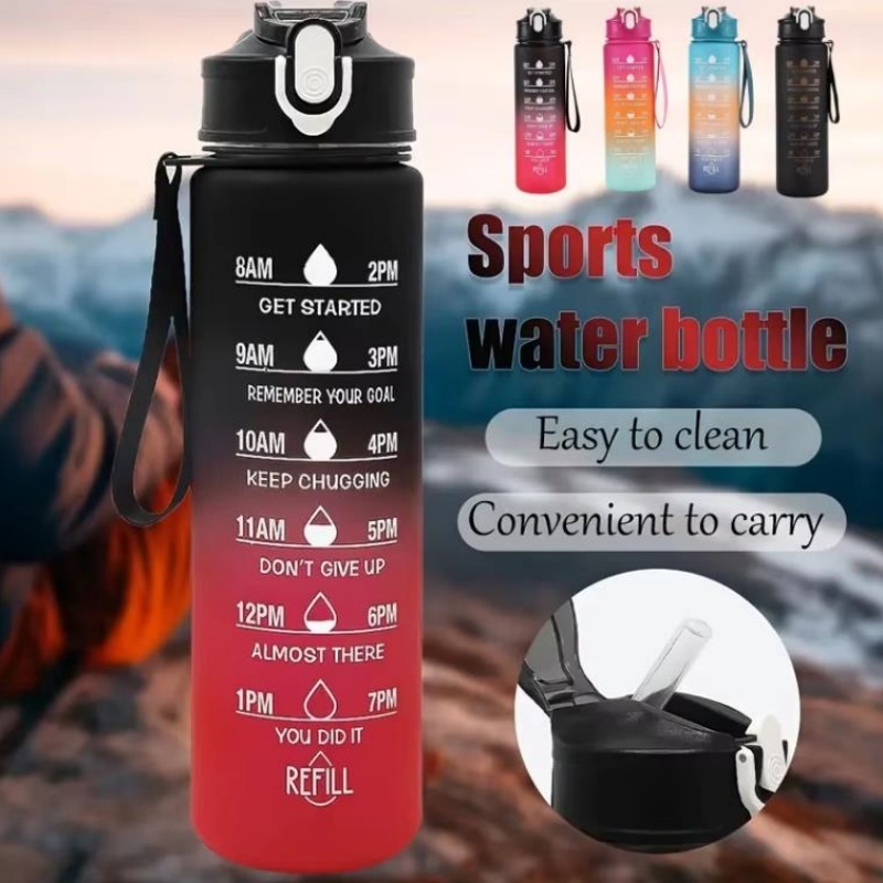 750ml Sports Water Bottle with - Outdoor Adventure Travel 评论和价格