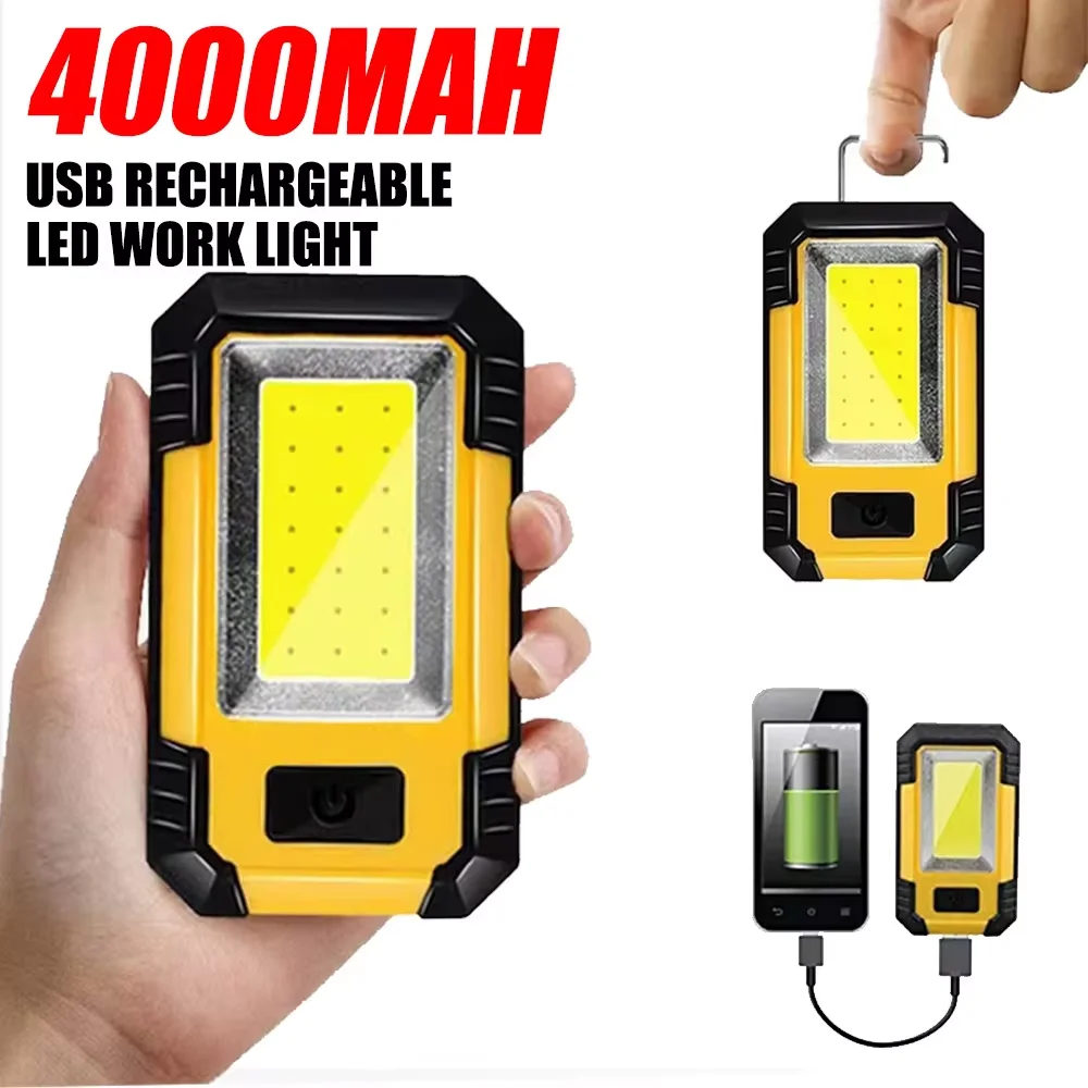 Rechargeable 4000MaH Work Ligh - Outdoor Adventure Trips 评论和价格