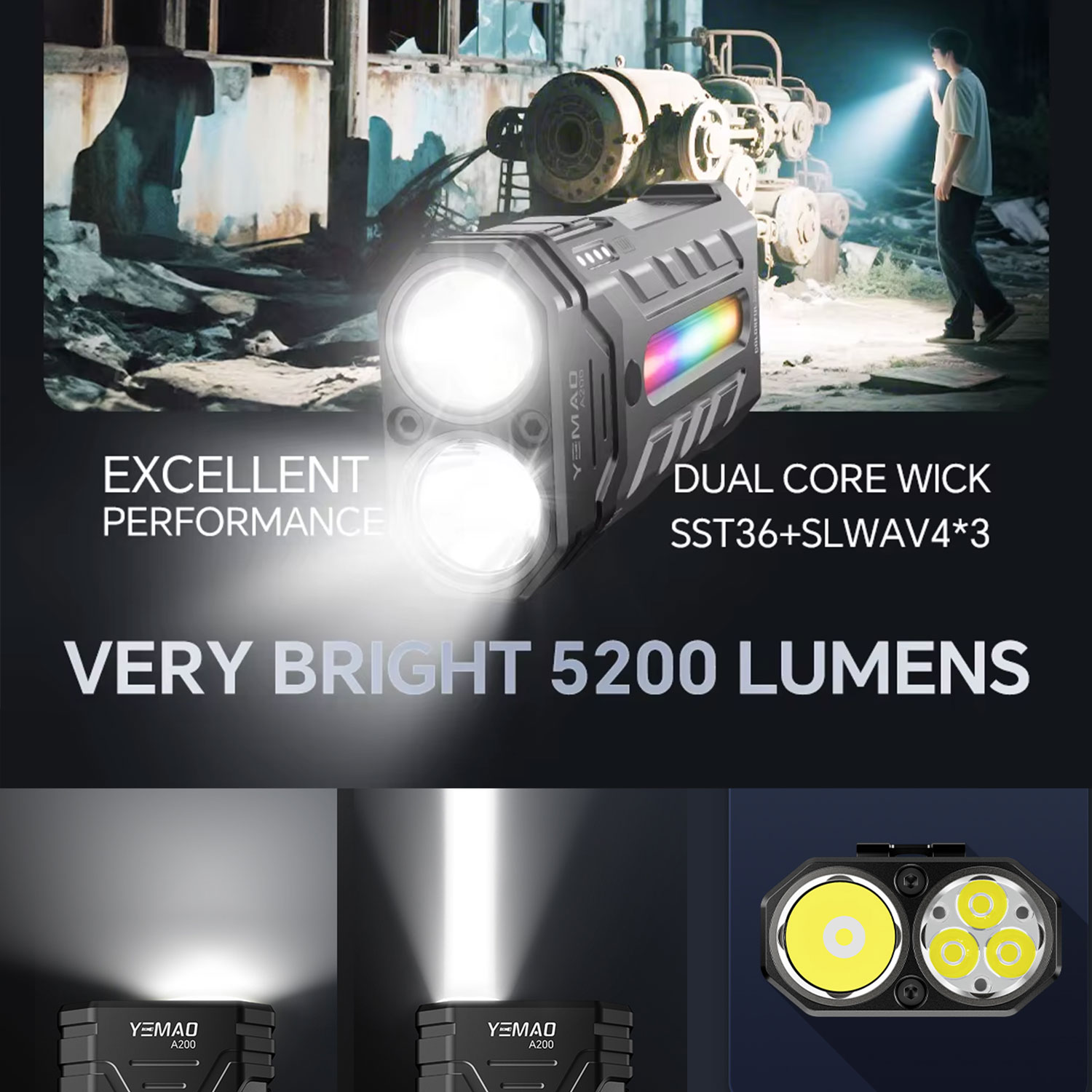 5200LM Innovative Multifunctio - Outdoor Adventure Travel 评论和价格